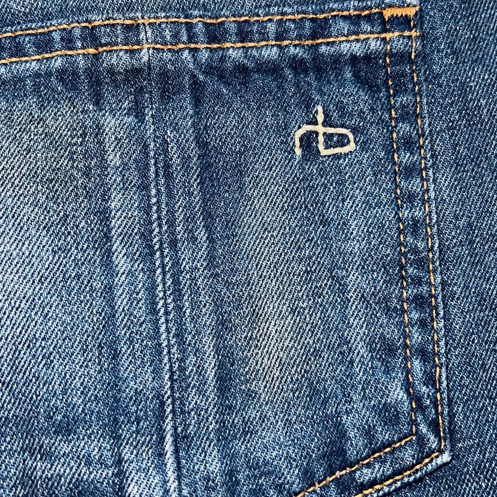 RAG & BONE 100% cotton denim shorts - Picture 6 of 7